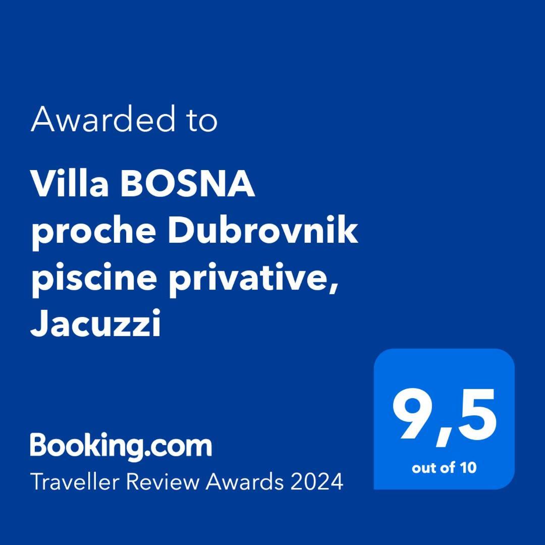 Villa Bosna Near Dubrovnik Very Beautiful Villa Entirely Privatized Swimming Pool, Jacuzzi, Sauna, Billiard, Ping-Pong Ivanica Bagian luar foto